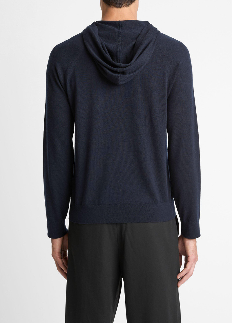 Vince Featherweight Merino Wool-Cashmere Hoodie outlook