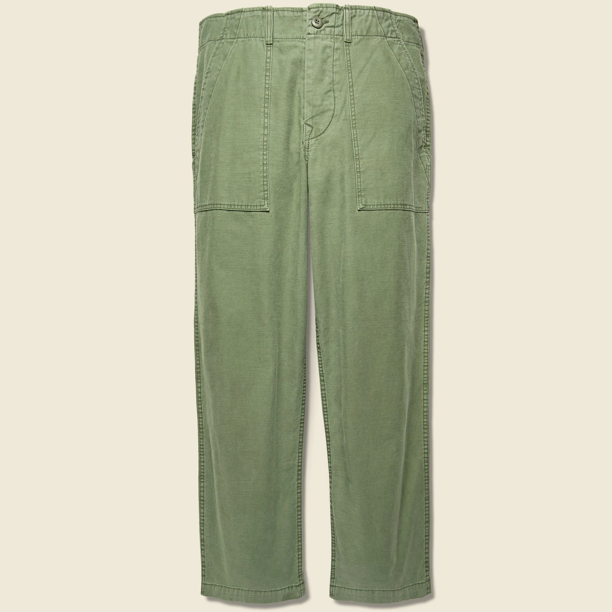 Oliver Military Trouser - Fatigue Green - 1