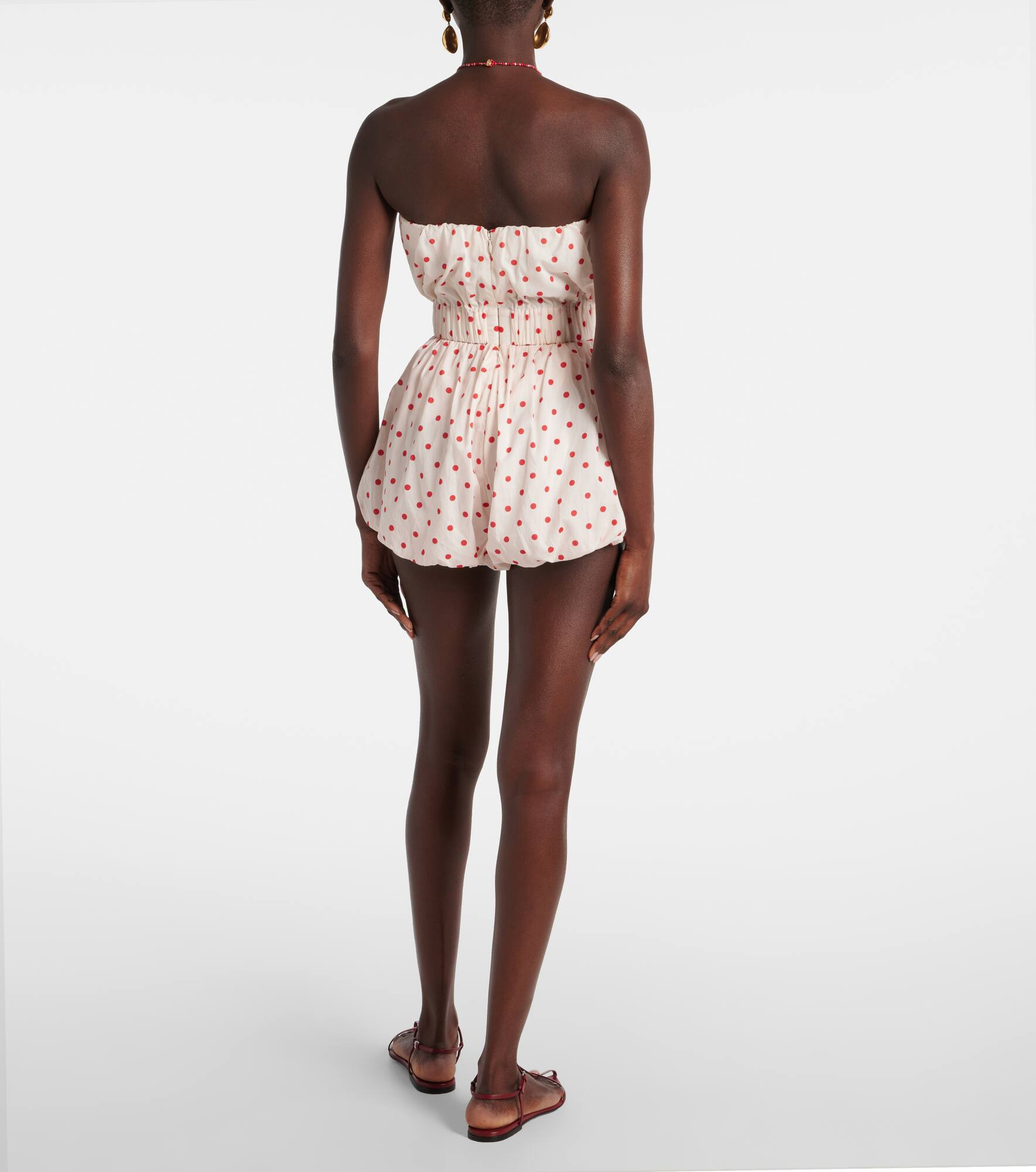 Aurelia polka-dot shorts - 3