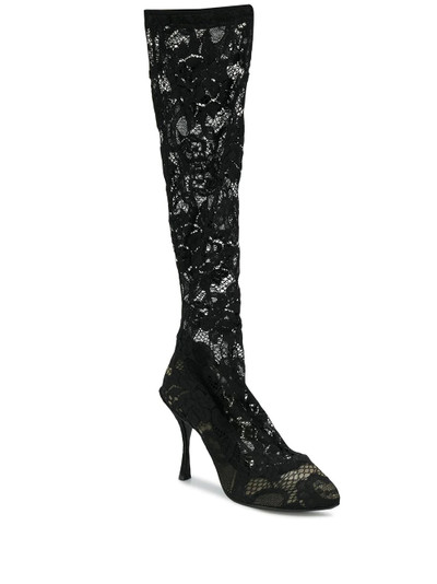 Dolce & Gabbana Coco thigh-high boots outlook