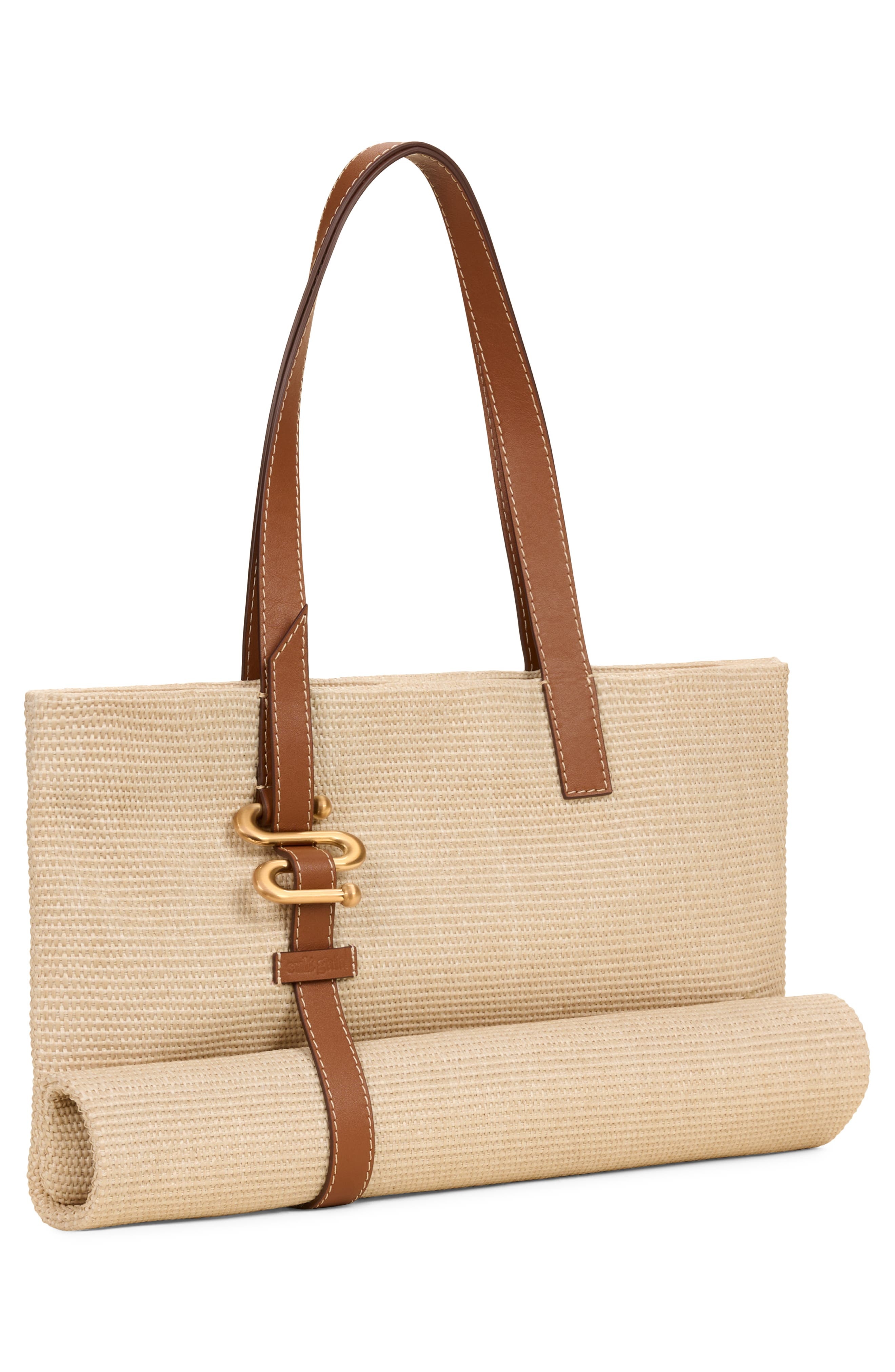Cult Gaia Sandy Packable Raffia Tote in Cream at Nordstrom - 2