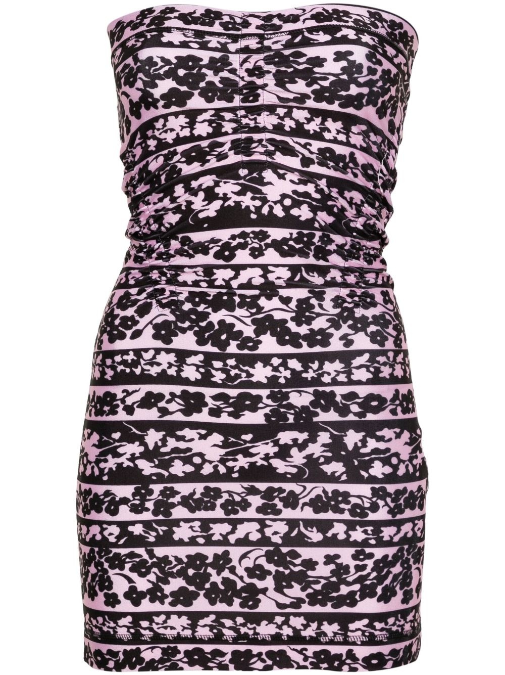Skinn Blossom-print minidress - 1
