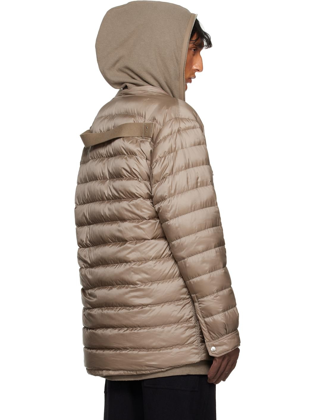 Moncler + Rick Owens Gray Outershirt Jacket - 3