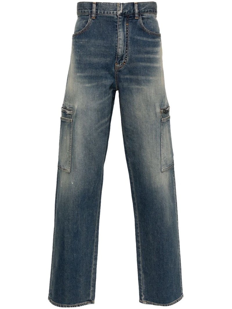 straight-leg cargo jeans 1
