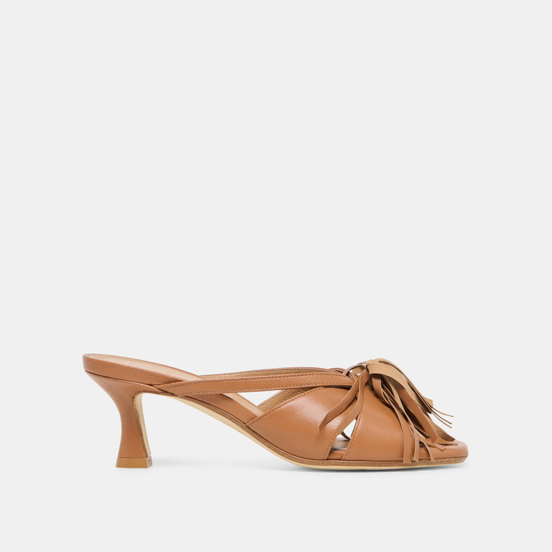 ROSALY HEELS CHESTNUT LEATHER 1