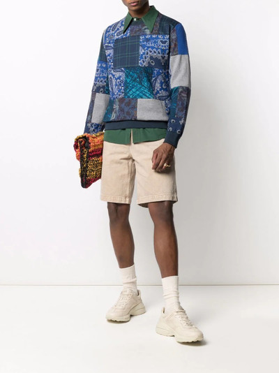 Etro patchwork crew-neck sweatshirt outlook