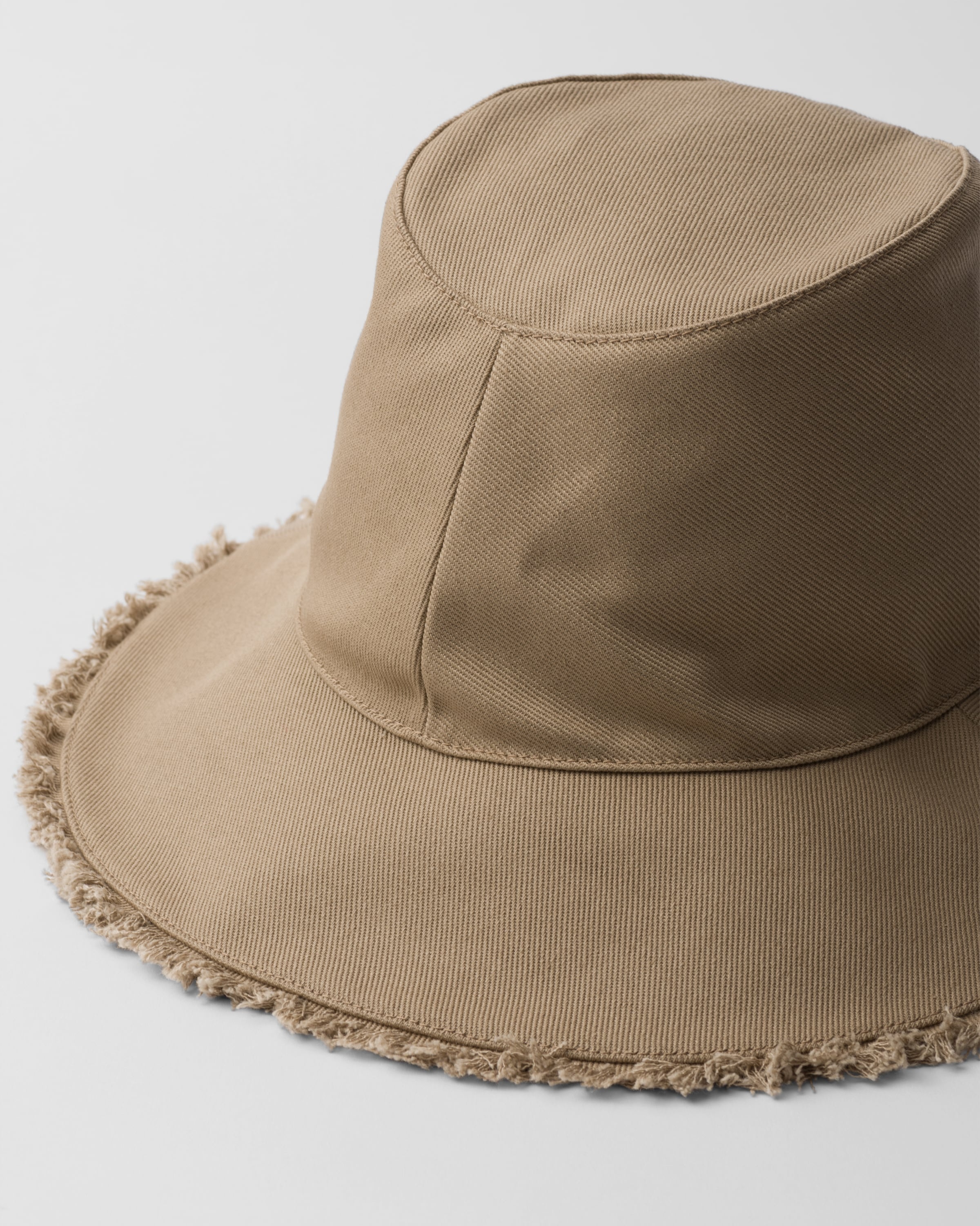 Wide-brimmed drill bucket hat - 2