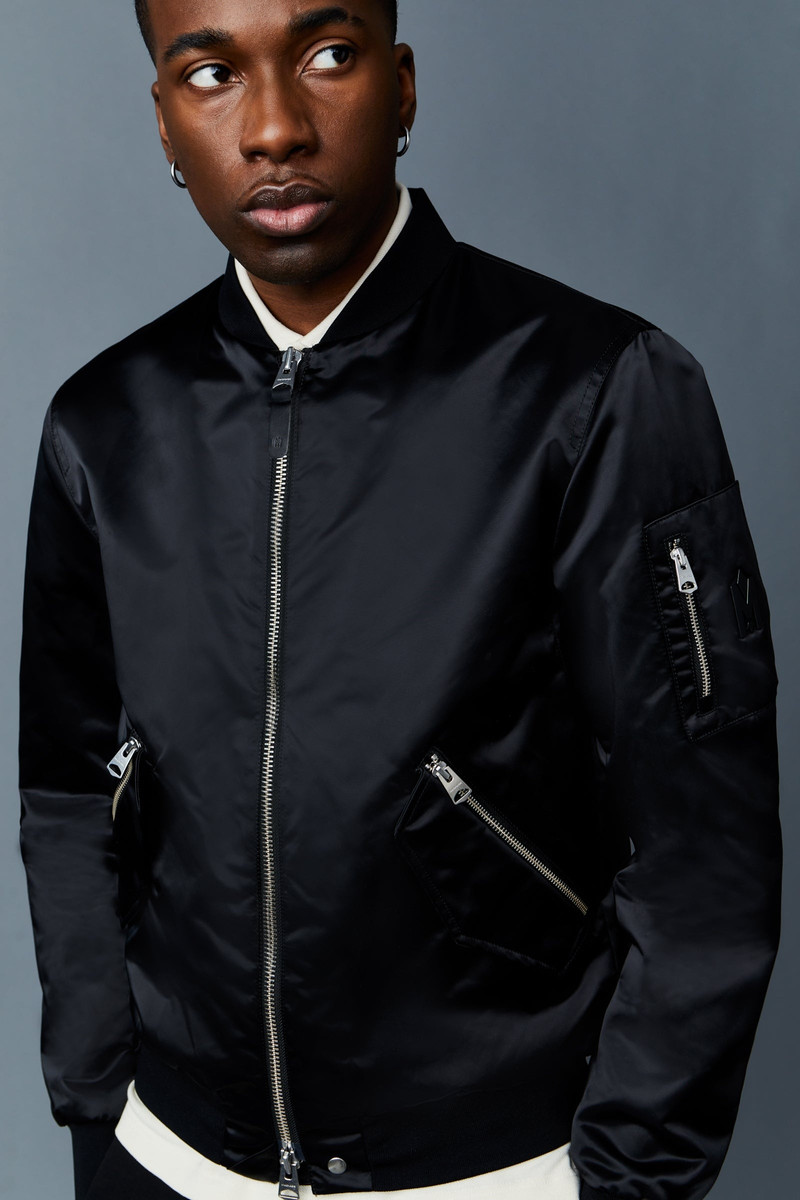 RAGNAR Satin bomber jacket 6