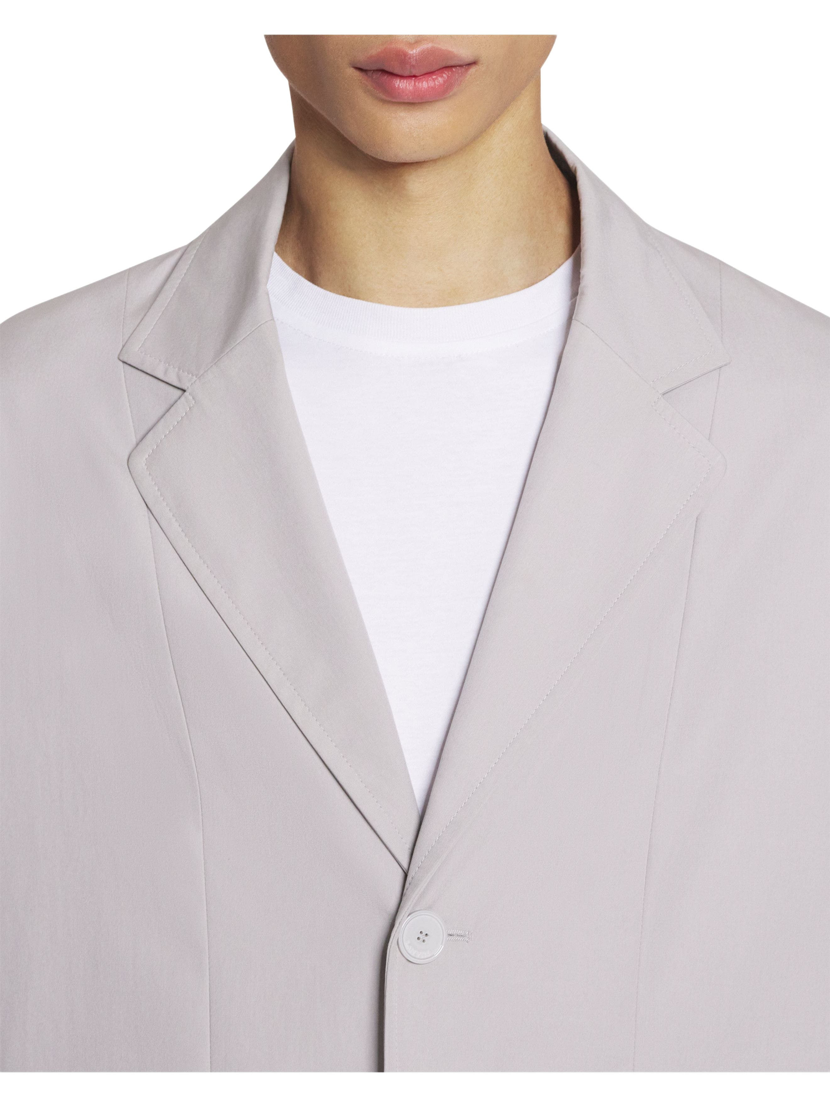 Lanvin Straight Fit Cotton Jacket in Mink at Nordstrom - 5