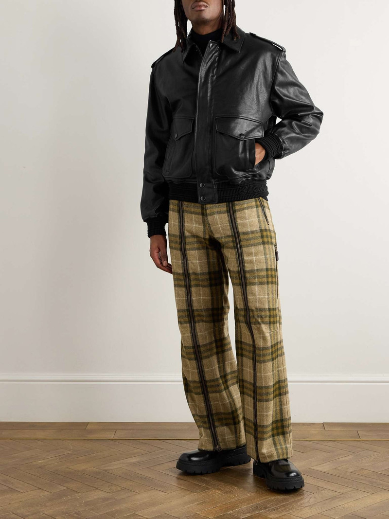 Burberry + Schott Leather Jacket outlook