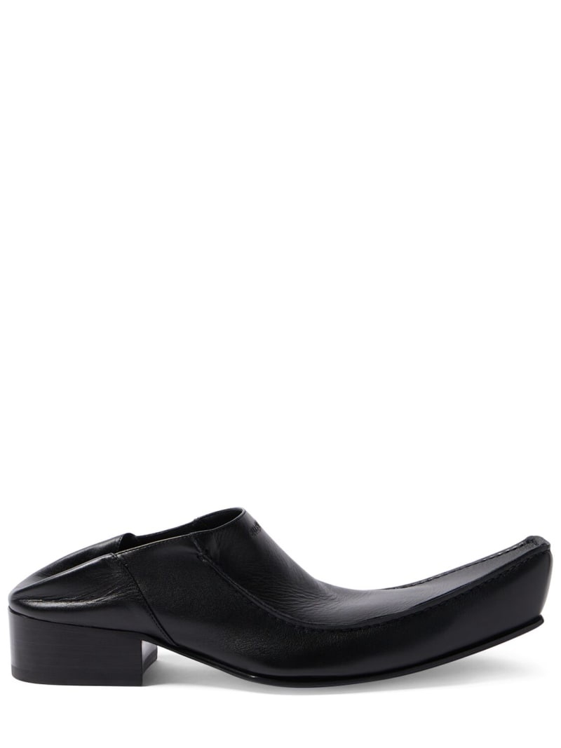 BALENCIAGA Romeo leather mules | luisaviaroma | REVERSIBLE