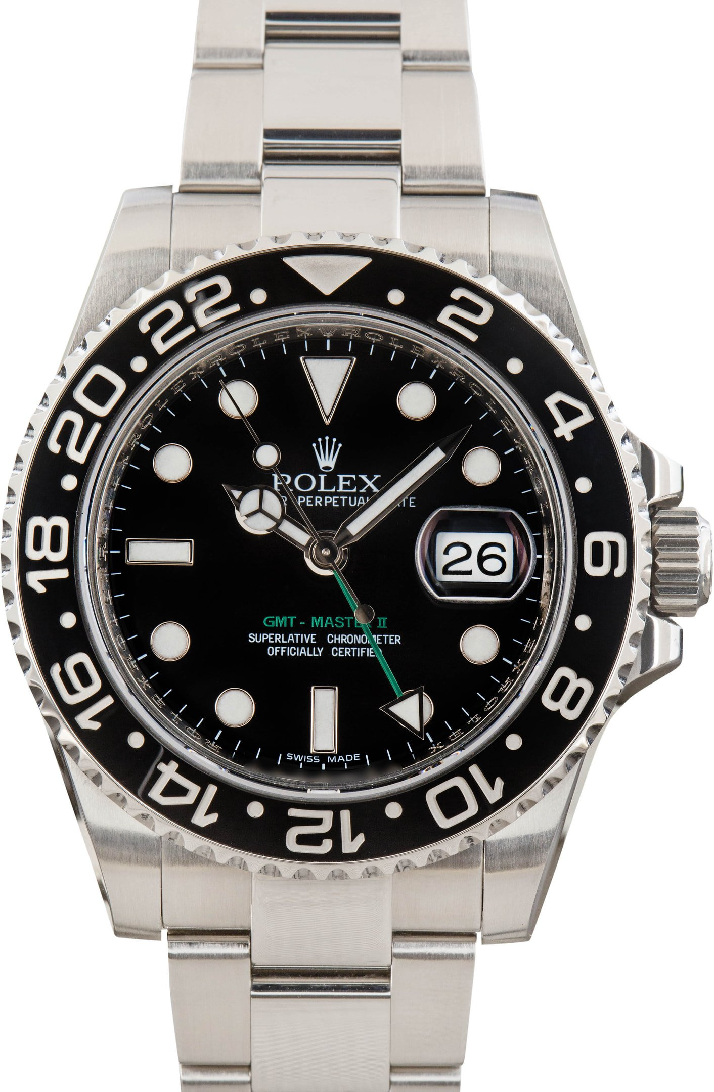 Pre-owned Rolex GMT-Master II 116710 Black Dial - 1