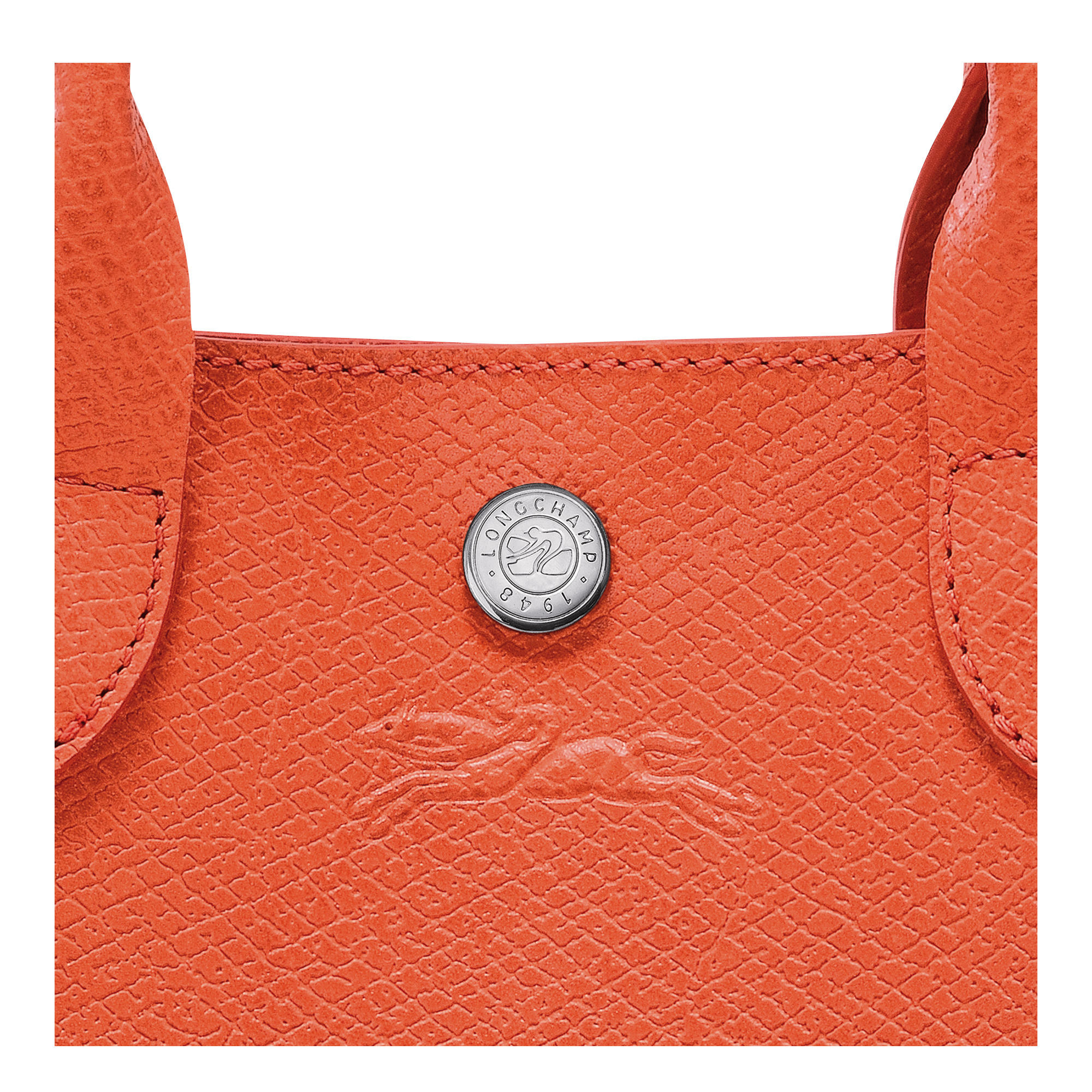 Épure XS Tote bag Orange - Leather - 3