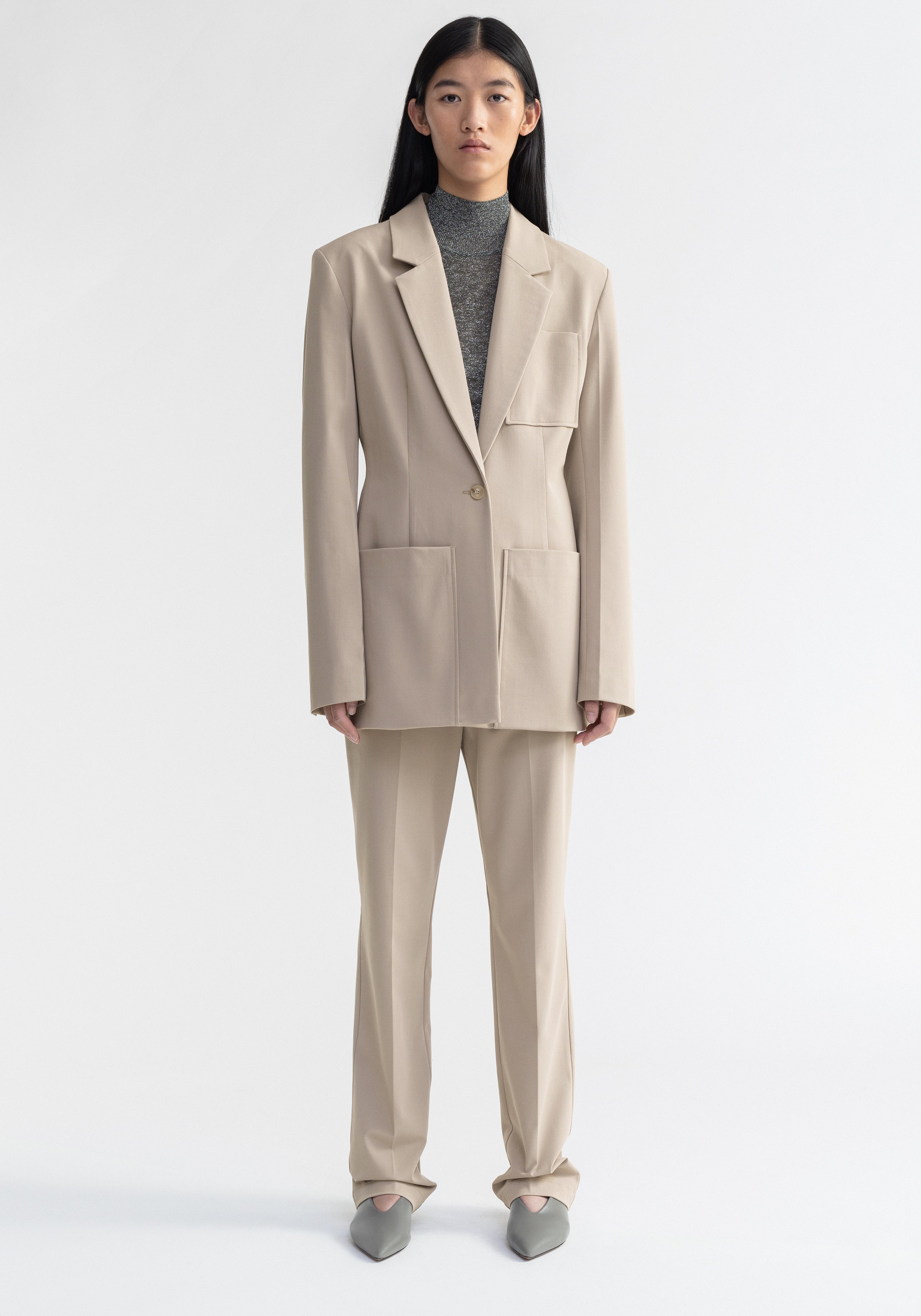 MILA
Waisted blazer with oversized pockets - 3