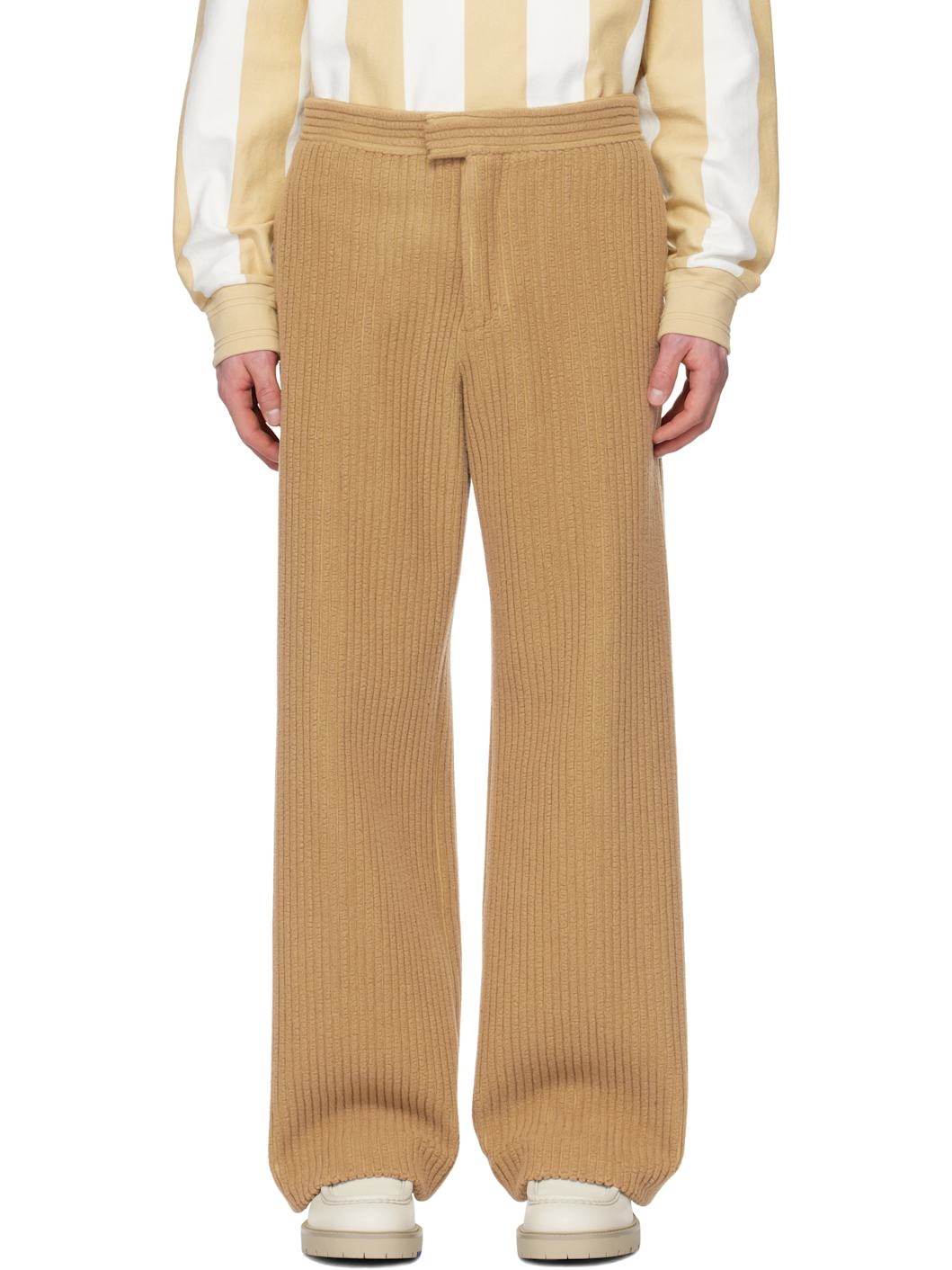 Brown Corduroy Trousers - 1