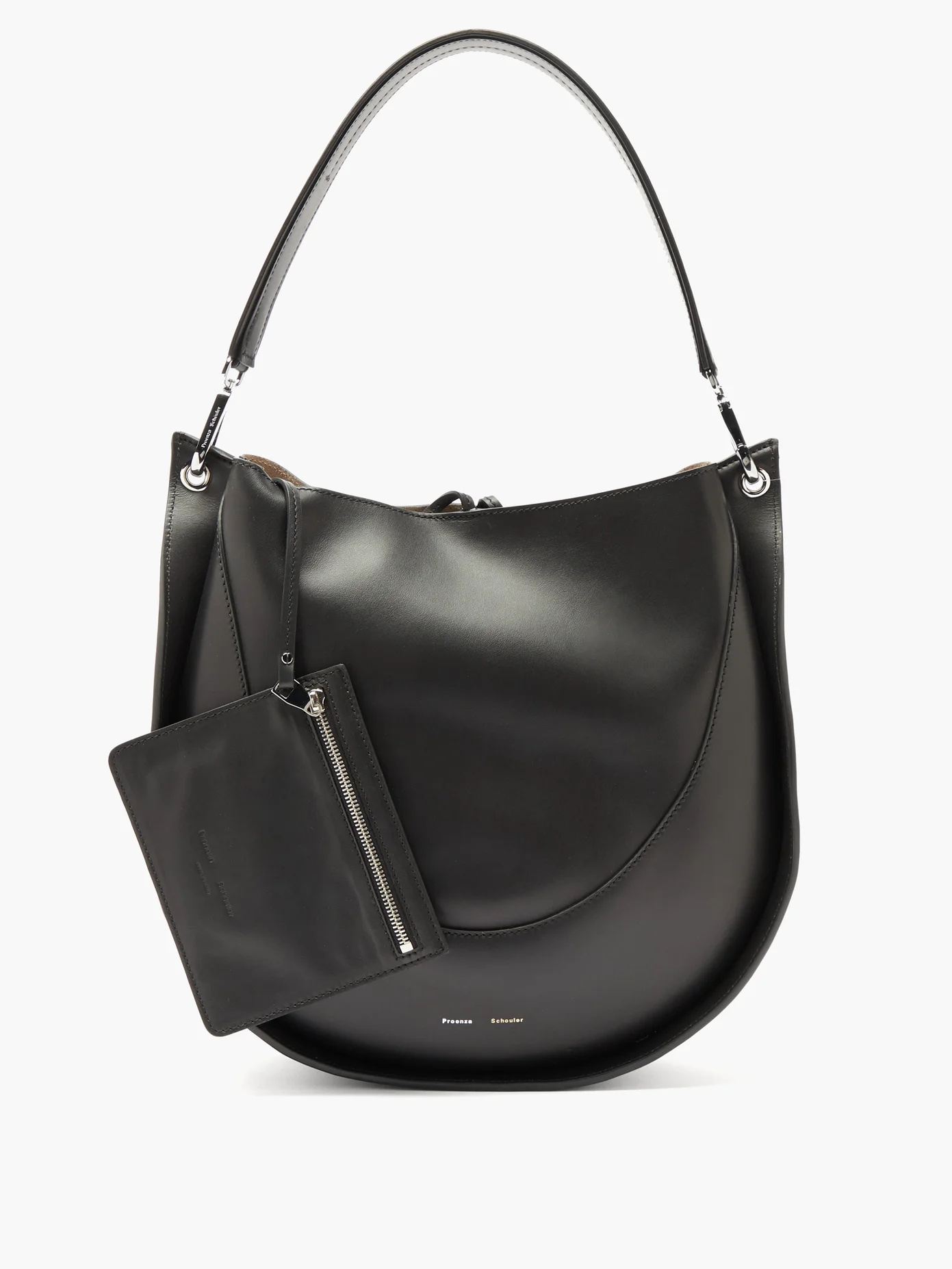 Arch large leather shoulder bag - 7