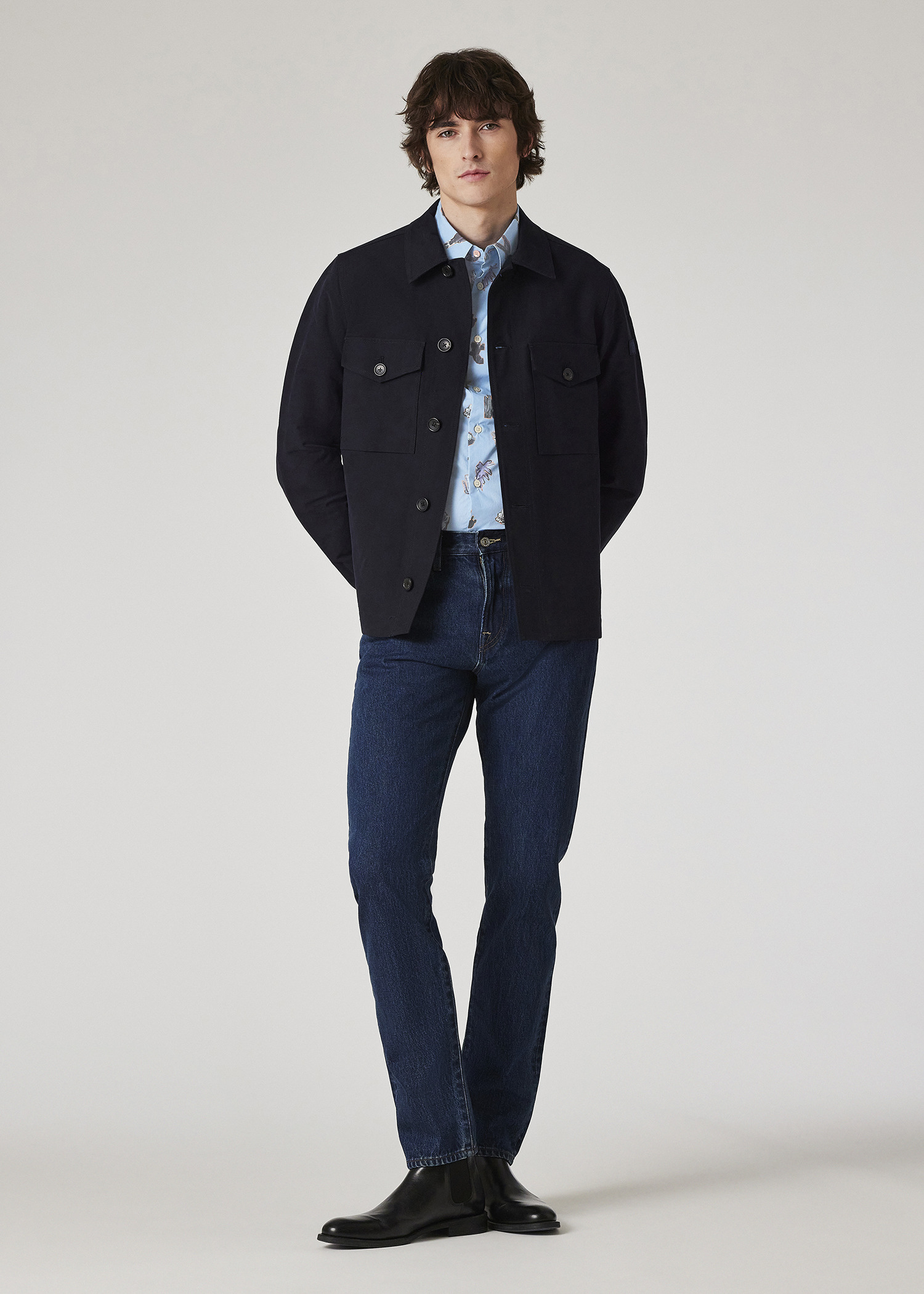Pale Blue 'Prickly Pear' Shirt - 4