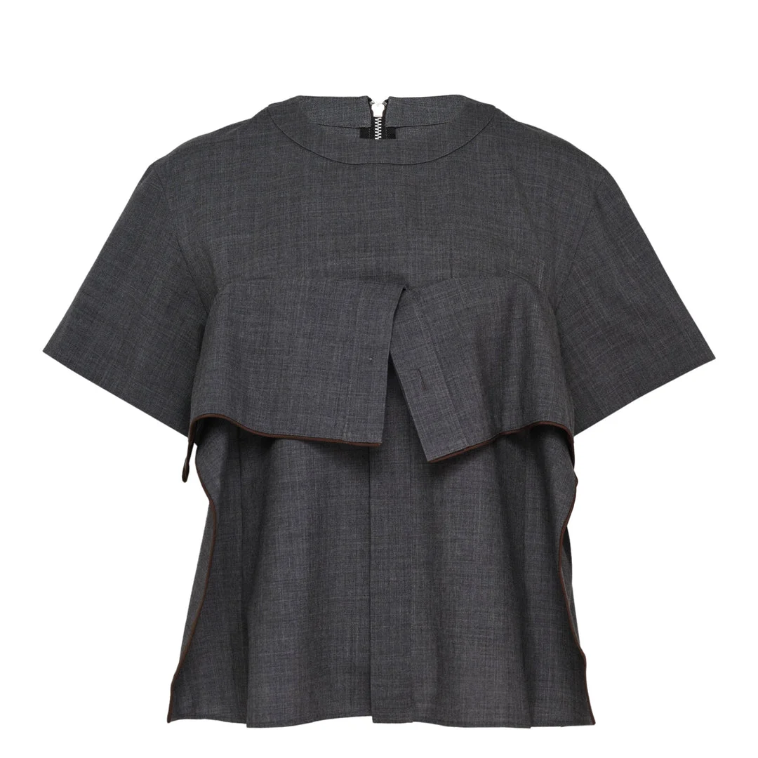 Suiting Short Sleeve Pullover - 1