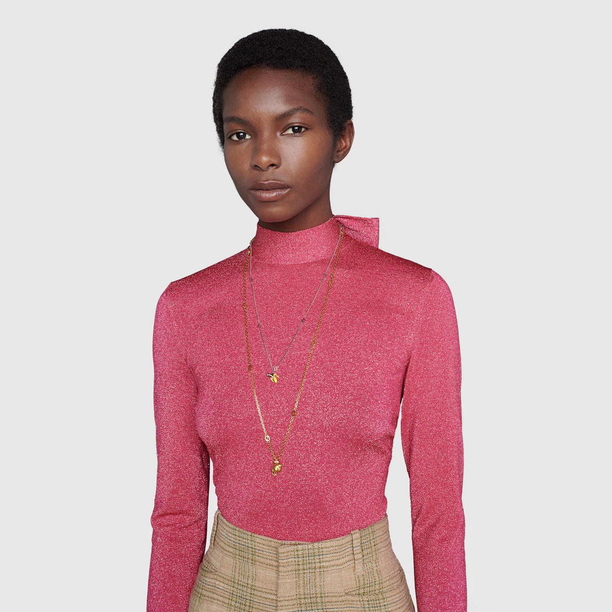 Lamé viscose knit - 5