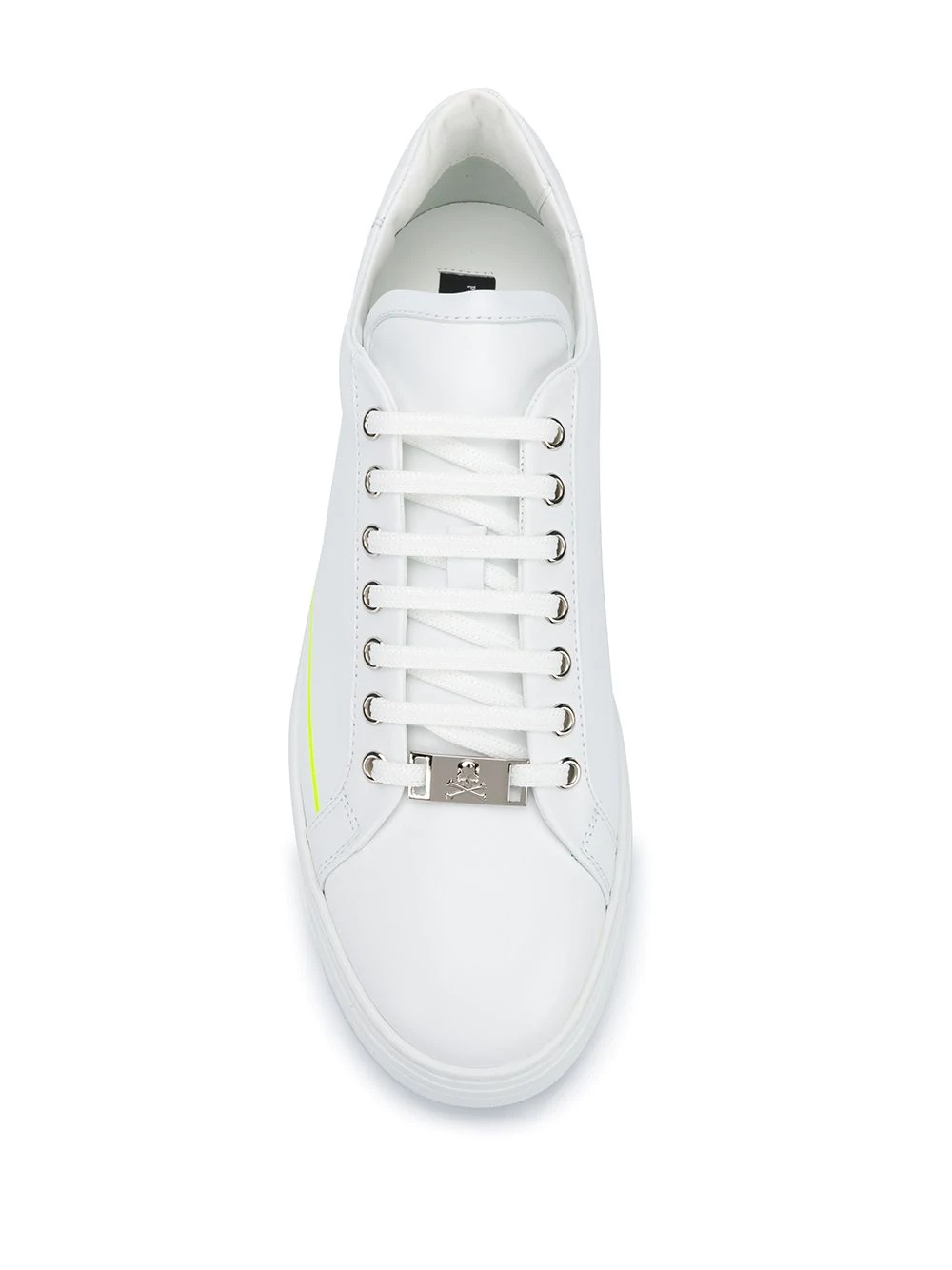 logo-print low-top sneakers - 4