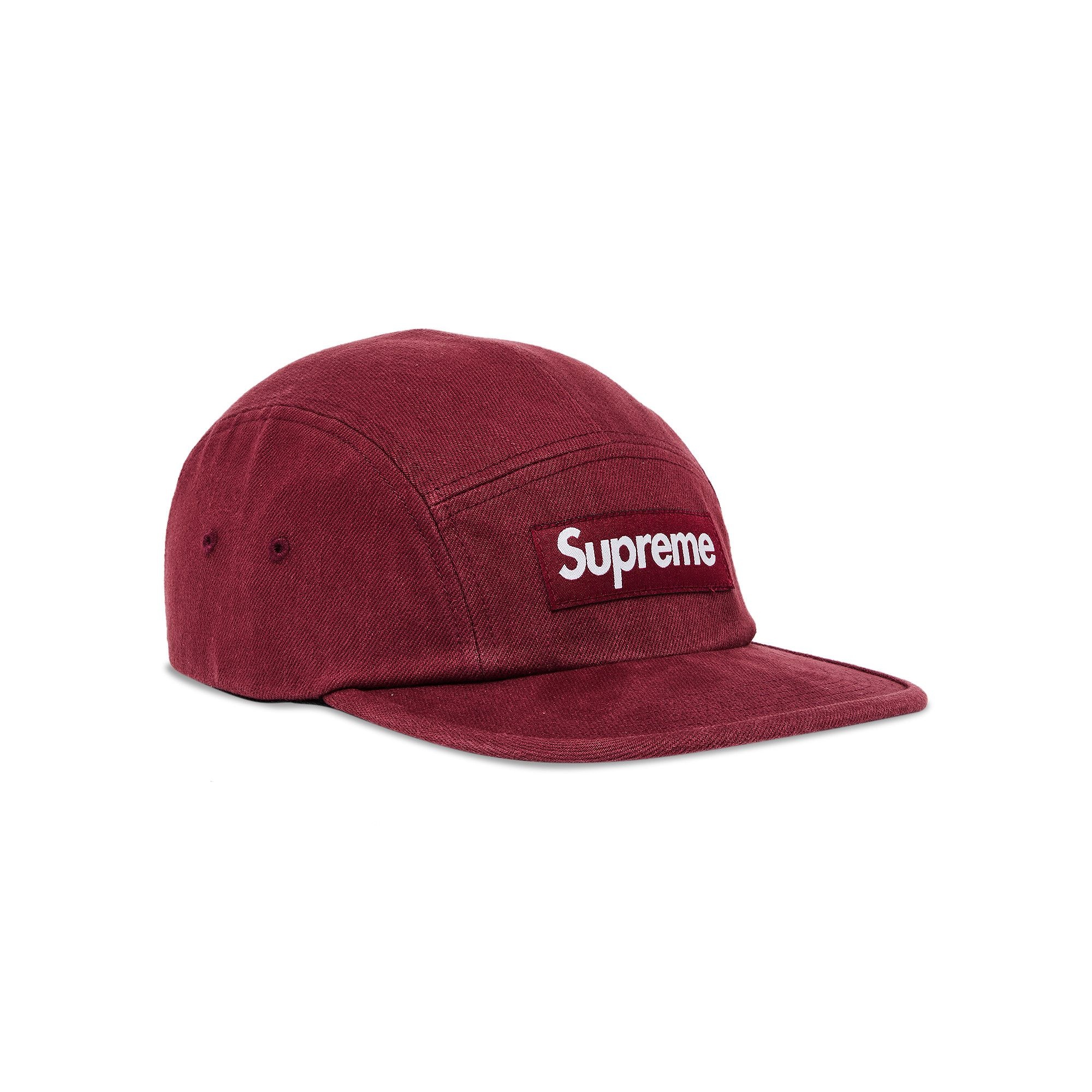 Supreme Denim Camp Cap 'Red' - 2