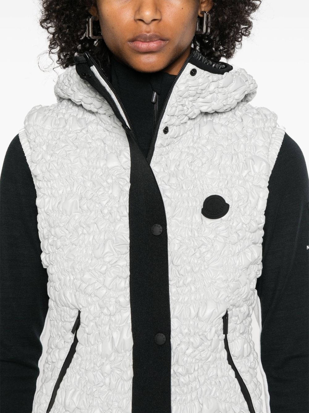 shirred gilet - 5