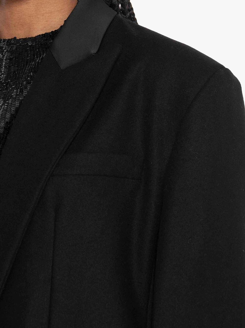 LONG WOOL SB OVERCOAT - 5