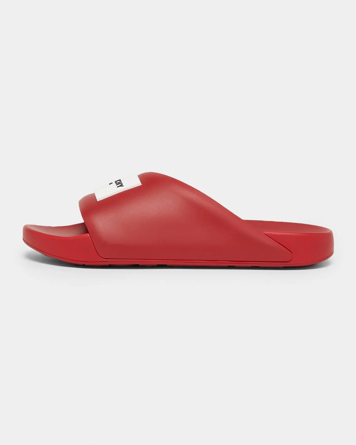 Men's Label Slide Flat Rubber Sandals - 1