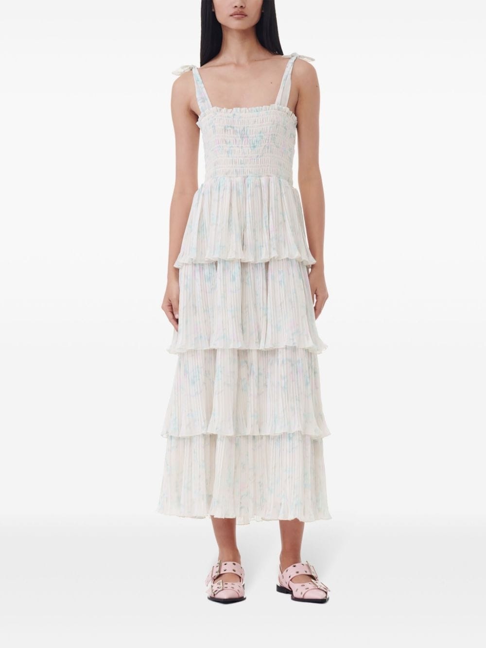 ruffled midi dress - 2