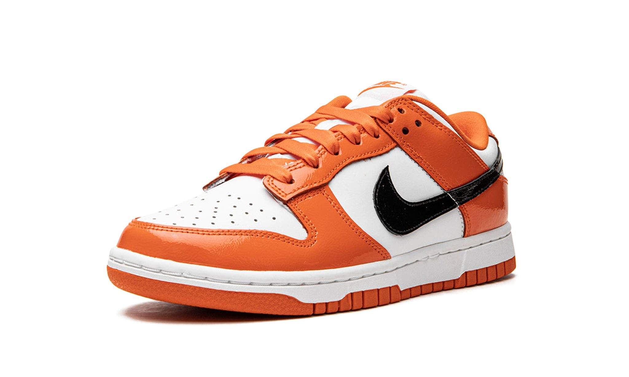 WMNS Dunk Low "Orange / Black Patent Leather" - 4