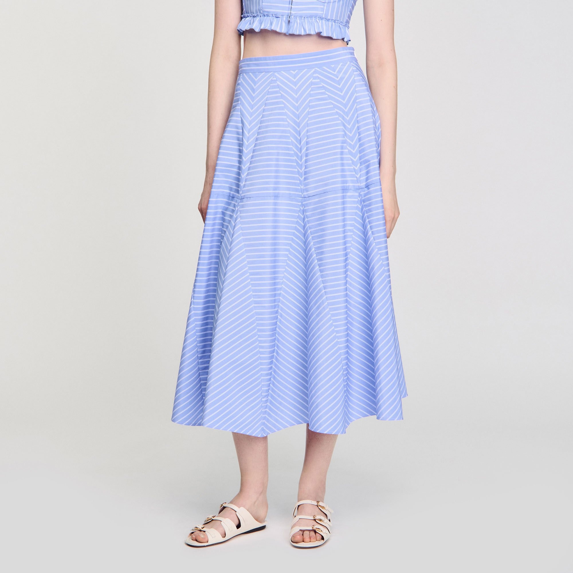 MAXI STRIPED SKIRT - 4