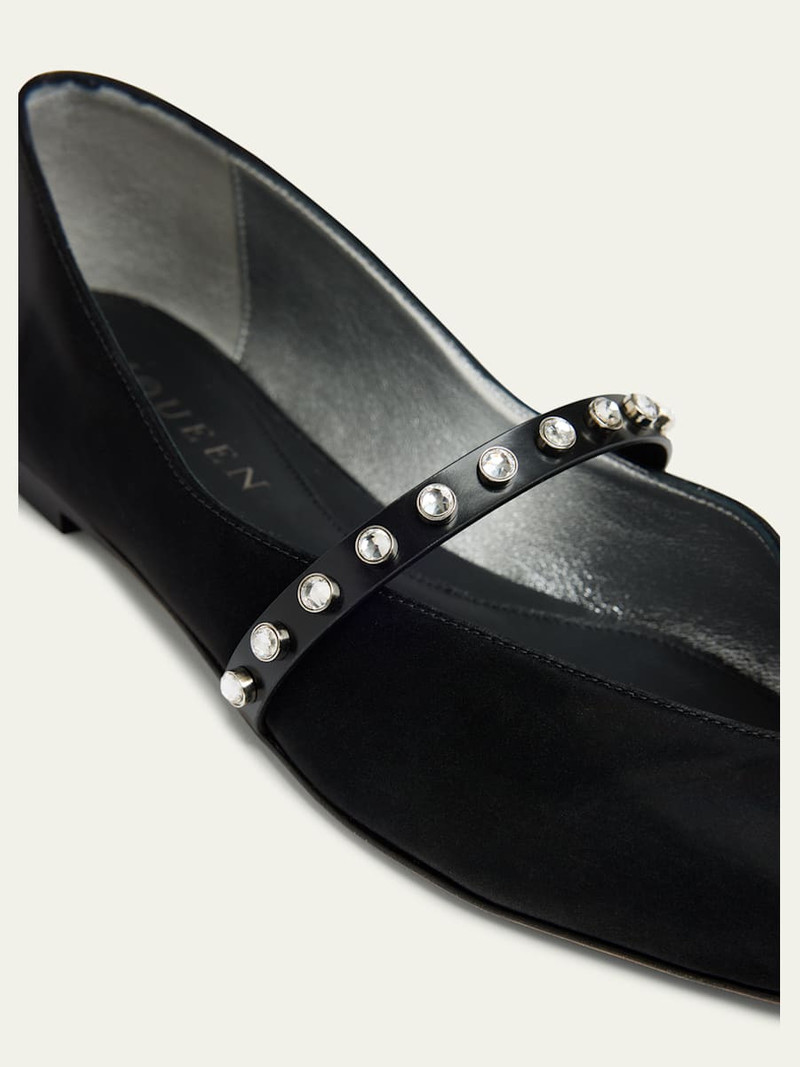 Alexander McQueen Embellished Ballet Flats outlook