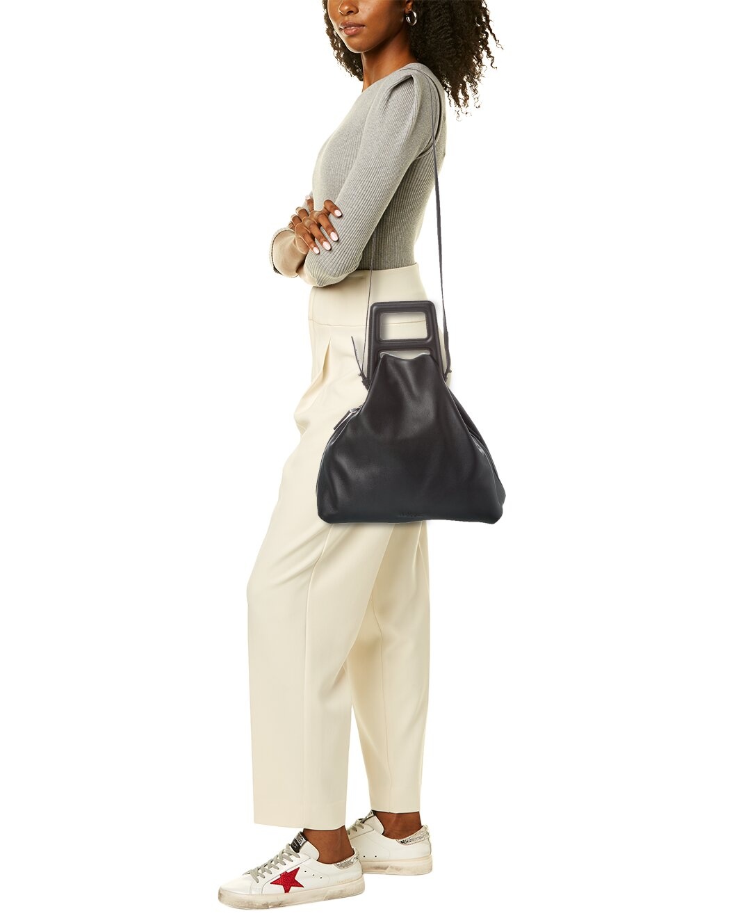AMBUSH A Handle Leather Shoulder Bag - 4