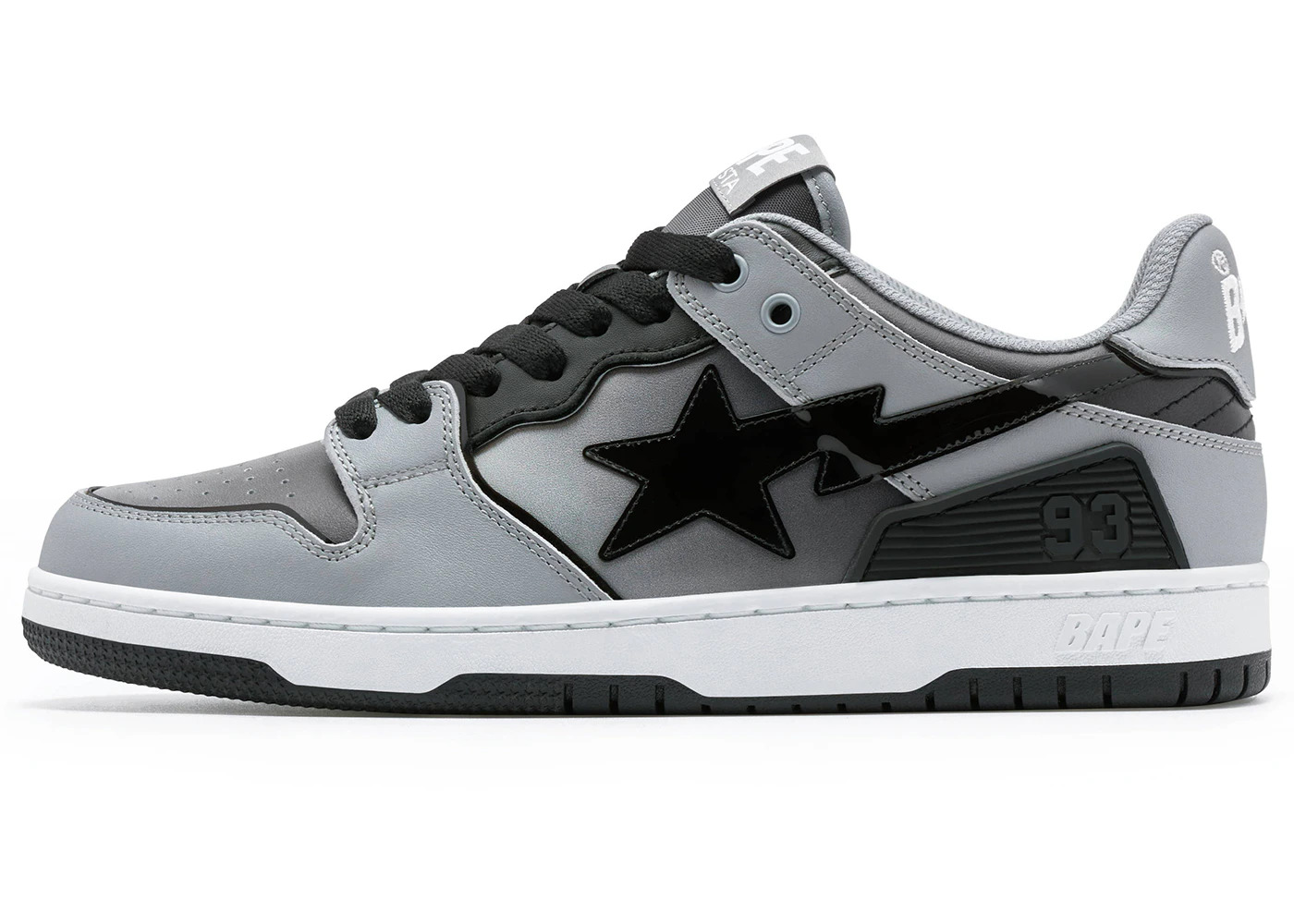 A Bathing Ape Bape SK8 Sta Grey Gradation - 3