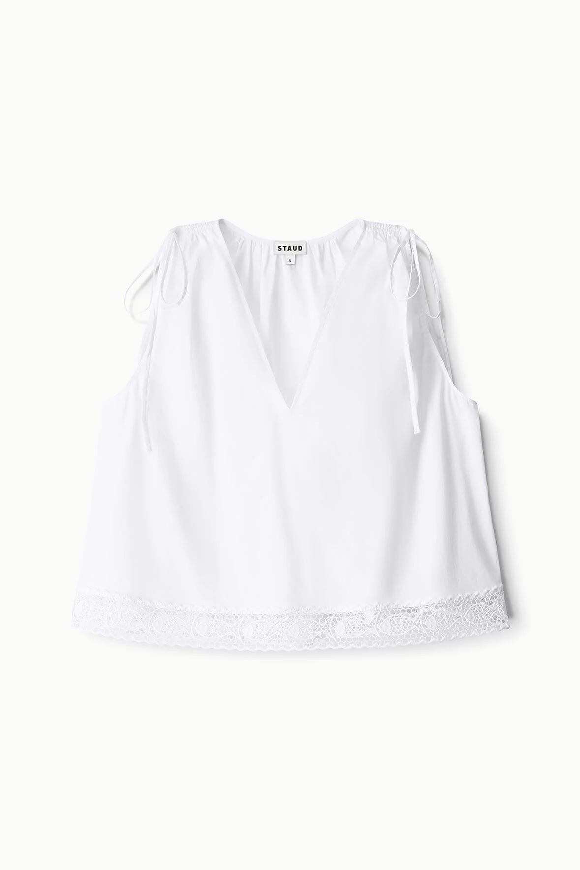 STAUD ELENA TOP WHITE - 1