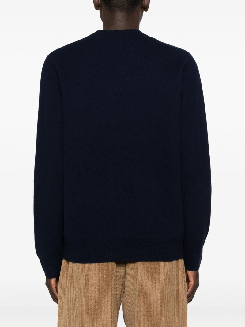 A.p.c. Logo-detail Crew-neck Sweater 3
