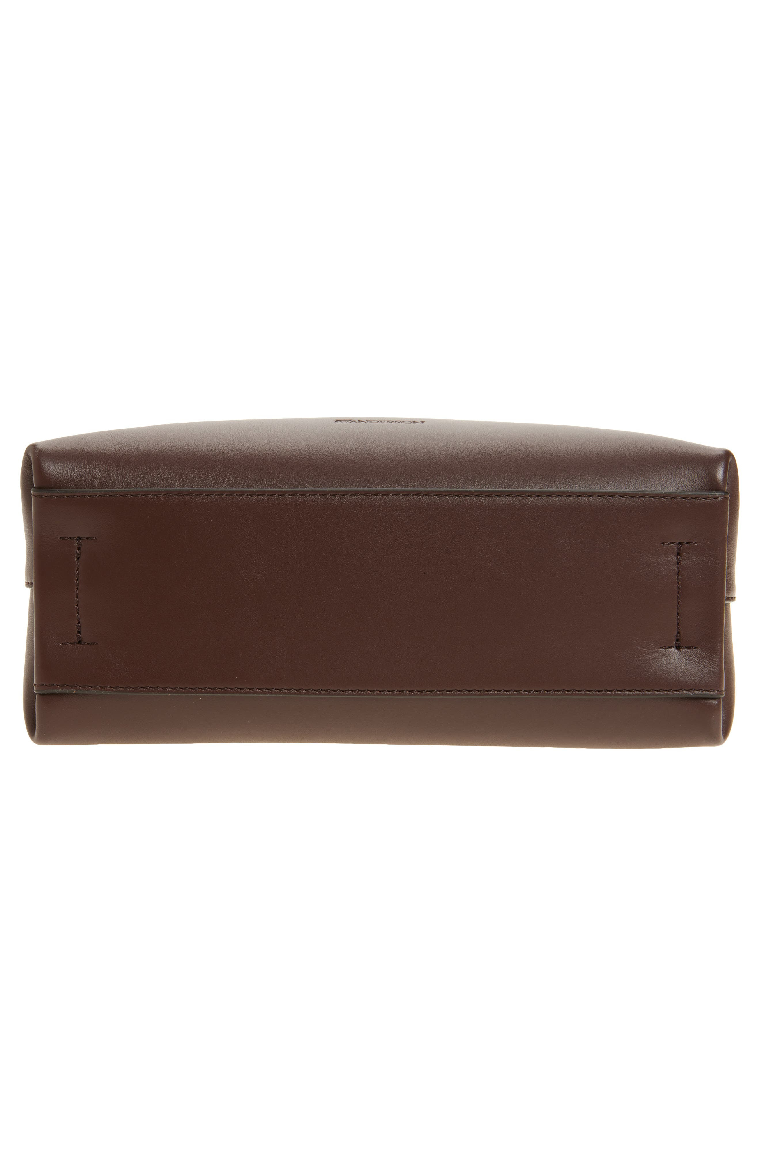 JW Anderson Small JWA Corner Leather Top Handle Bag in Deep Walnut 631 at Nordstrom - 5