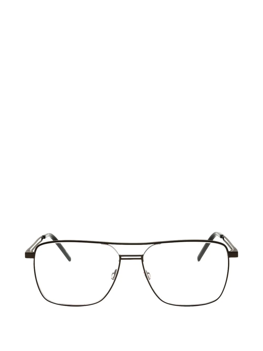 geometric-frame glasses - 1