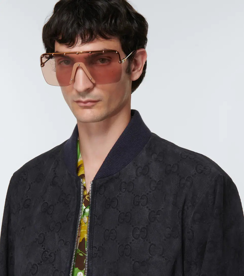 GG leather bomber jacket 5