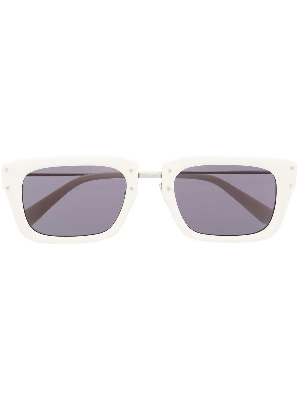 square-frame tinted sunglasses - 1