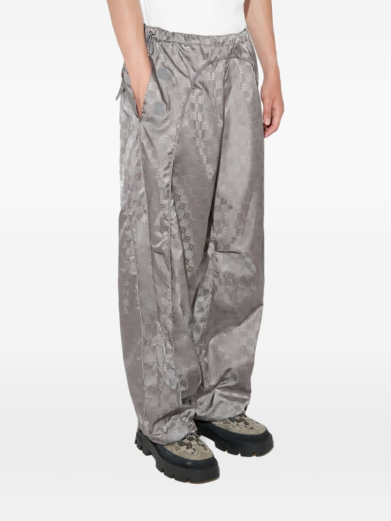 monogram-patterned trousers 4