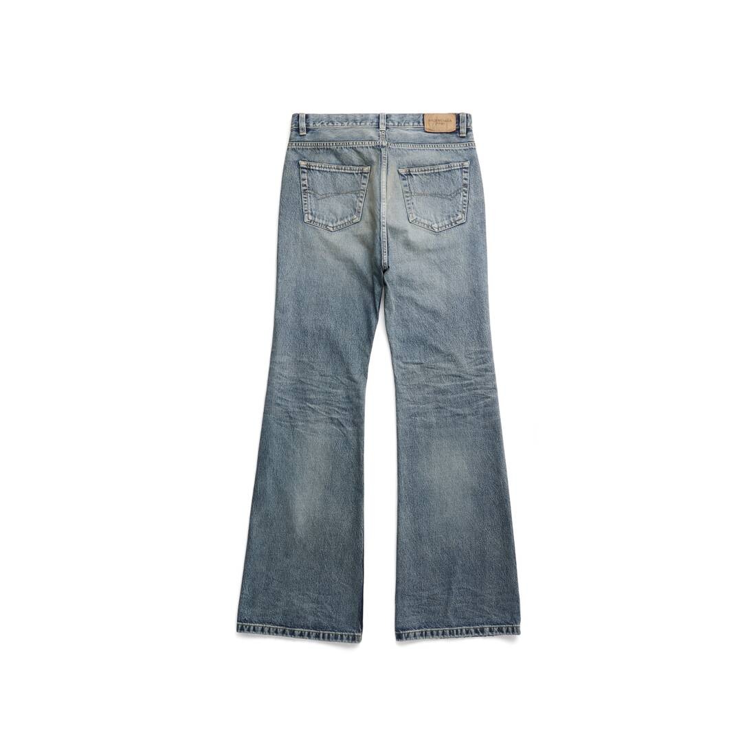 Women's Flared Pants in Light Blue - 6
