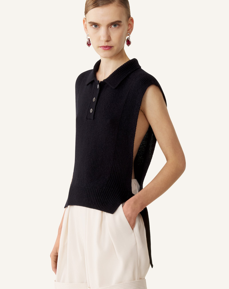 SLEEVELESS CASHMERE SWEATER 3