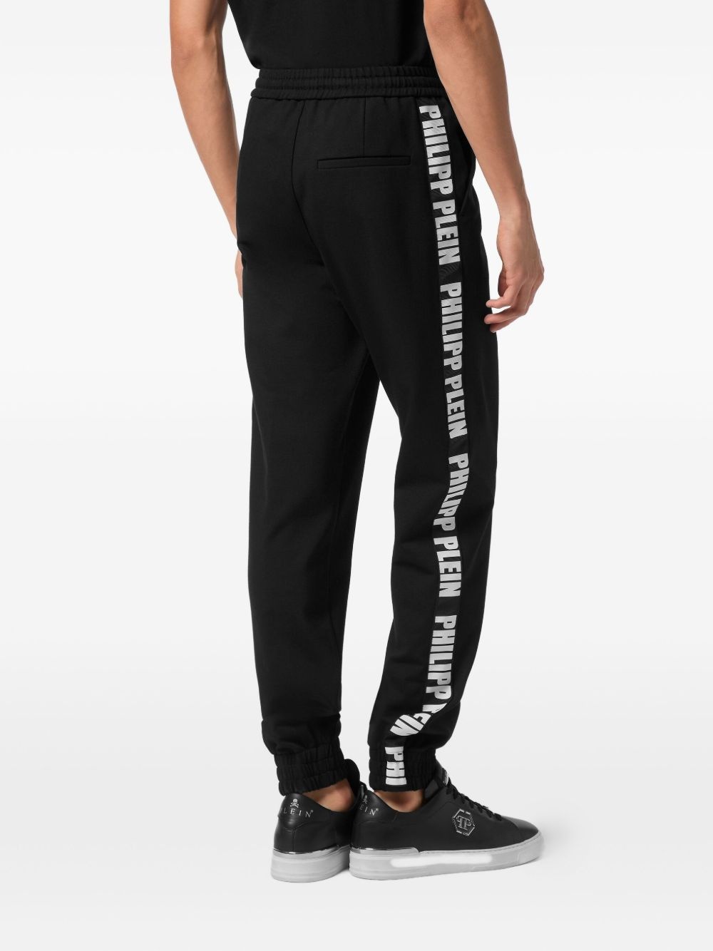 logo-tape track pants - 3