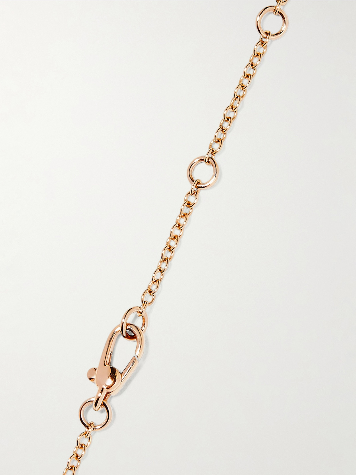 Nudo 18-karat Rose And White Gold Diamond Necklace - 3