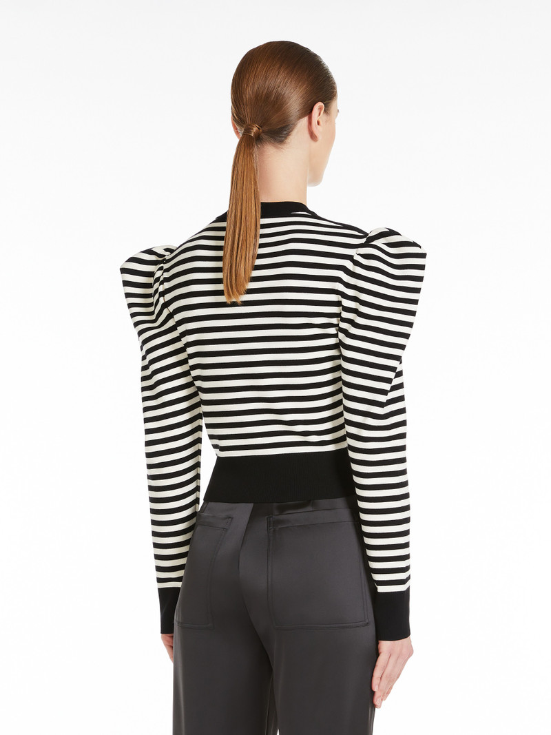 VOLPINO Striped viscose jumper 4