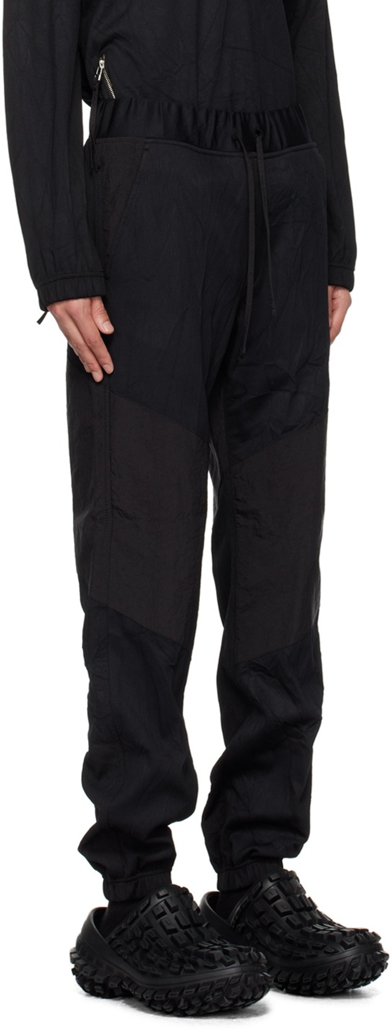 Kanghyuk Black Airbag Sweatpants outlook