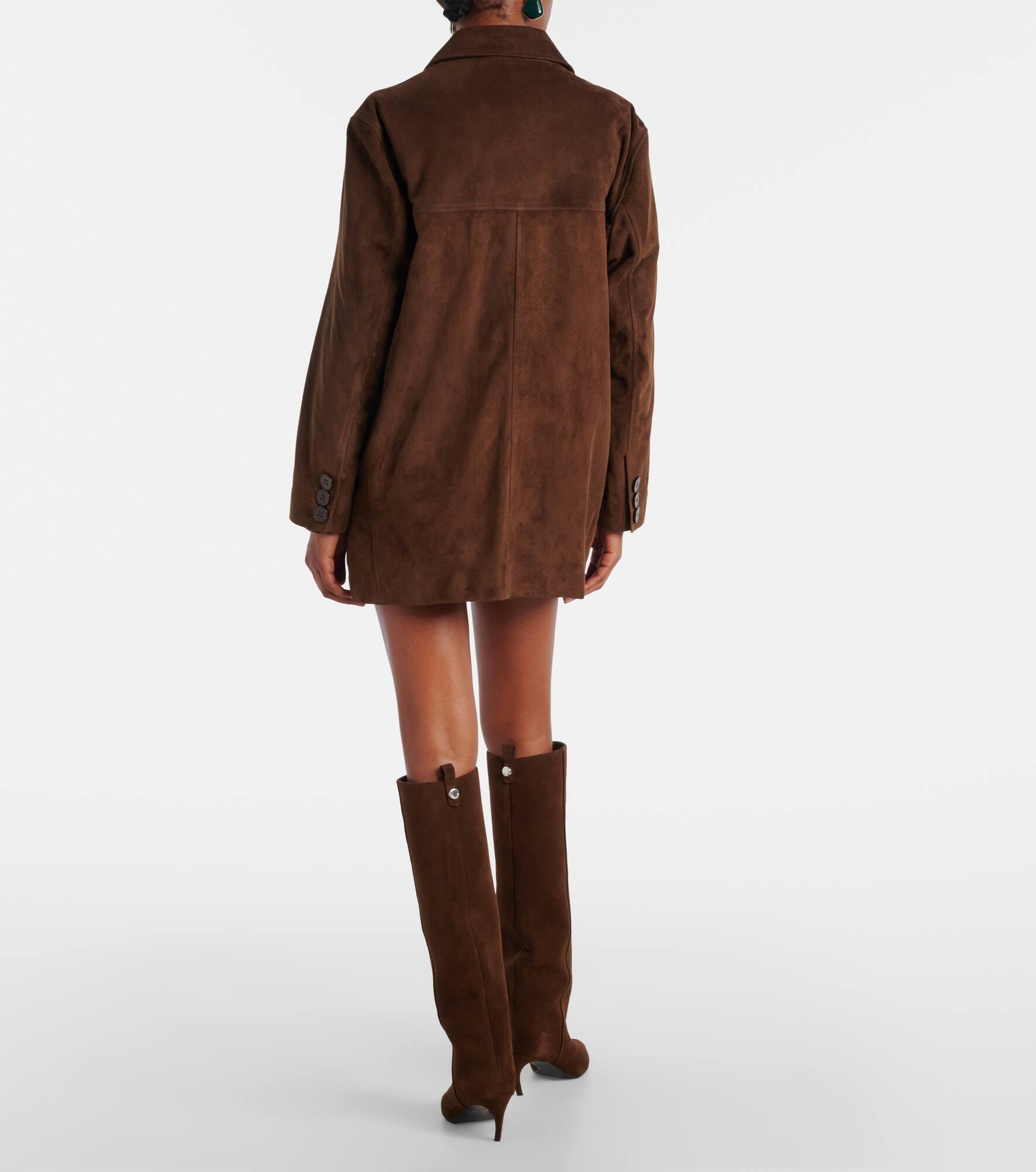 Gotham suede coat - 3