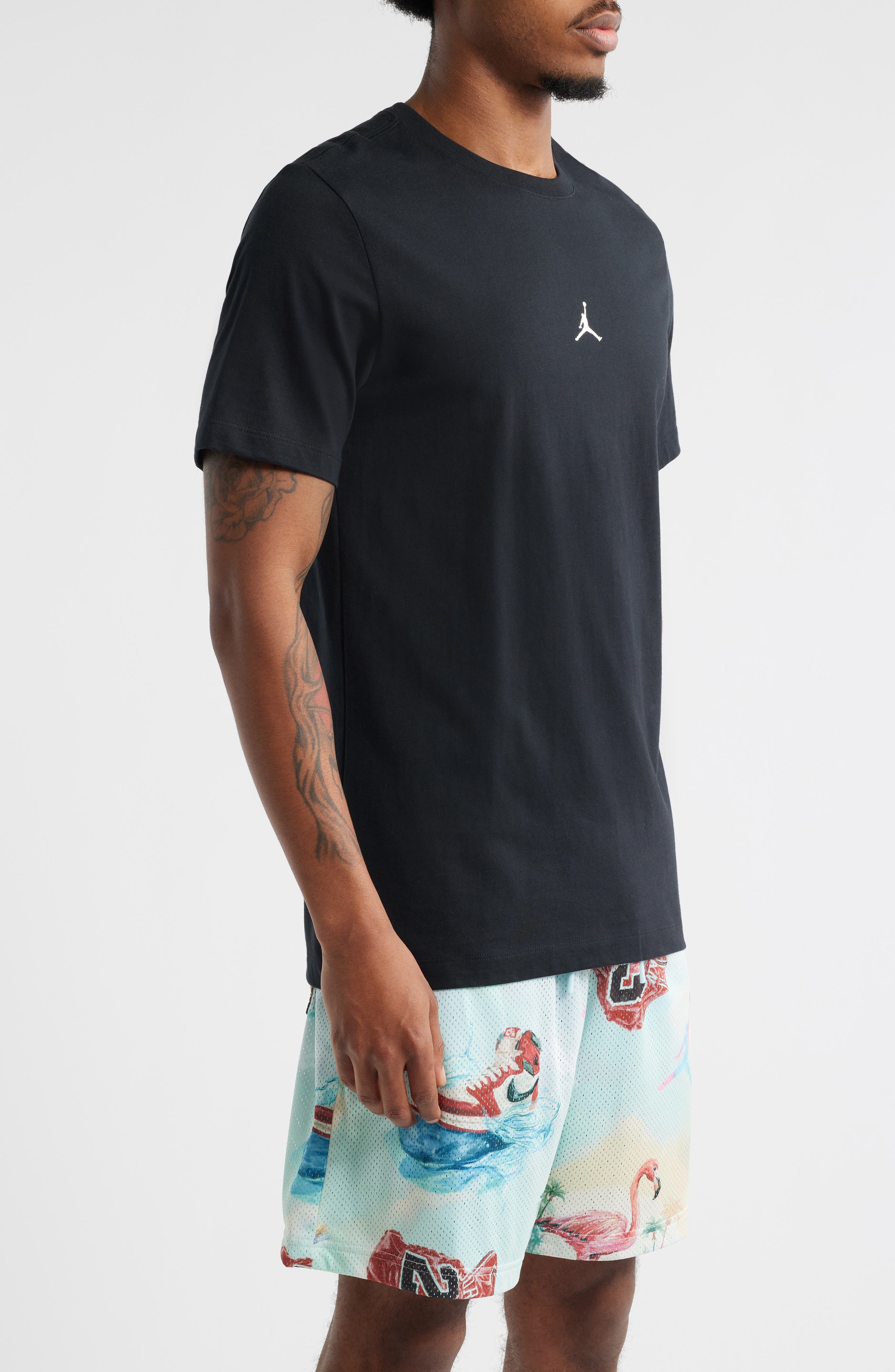 Jordan Flight Essentials Summertime Vibes Graphic T-Shirt in Black/White at Nordstrom - 3