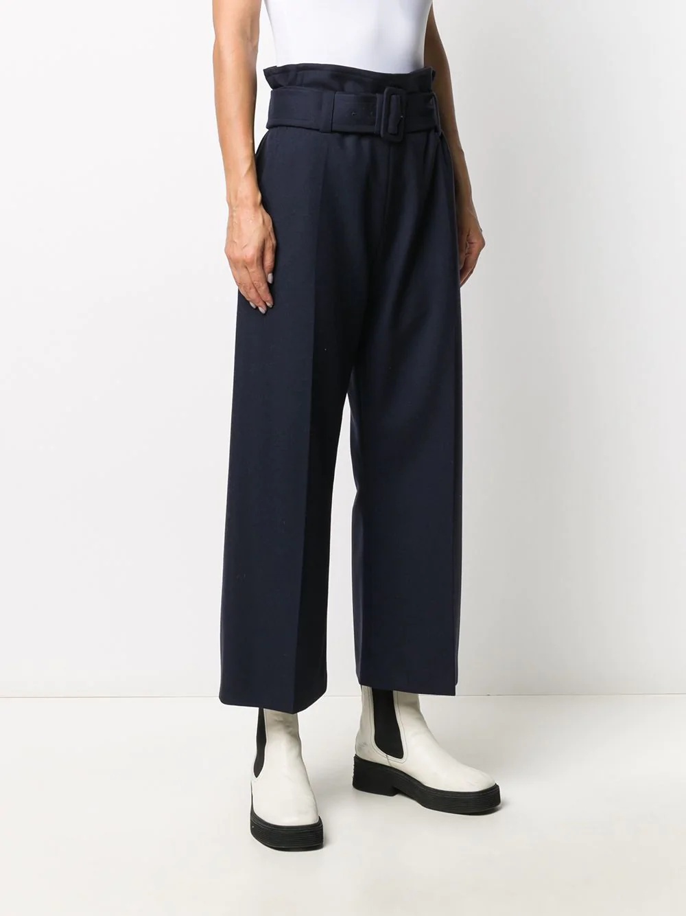 high waist cropped trousers - 3